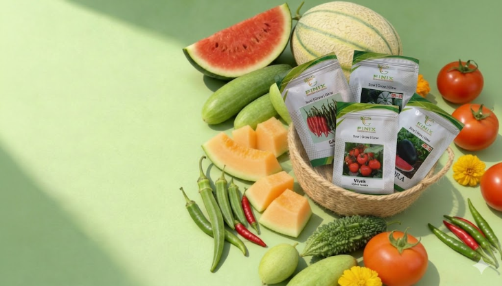 F1 hybrid vegetable seeds for Indian farmers - Finix Genetics